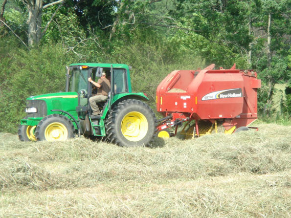Raking & Bailing Alfalfa Hay